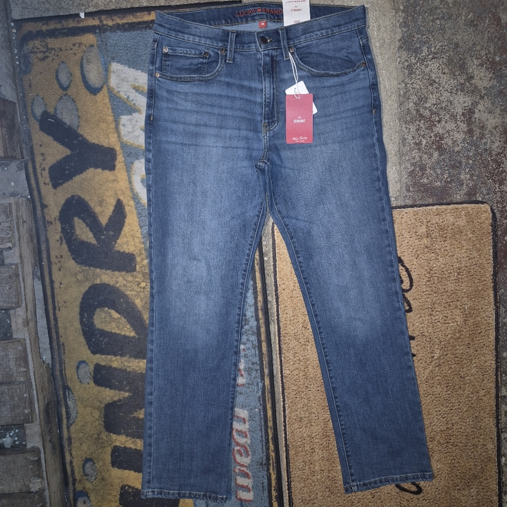 Lucky Brand 223 Straight Jeans Advanced Flex NWT 34x32